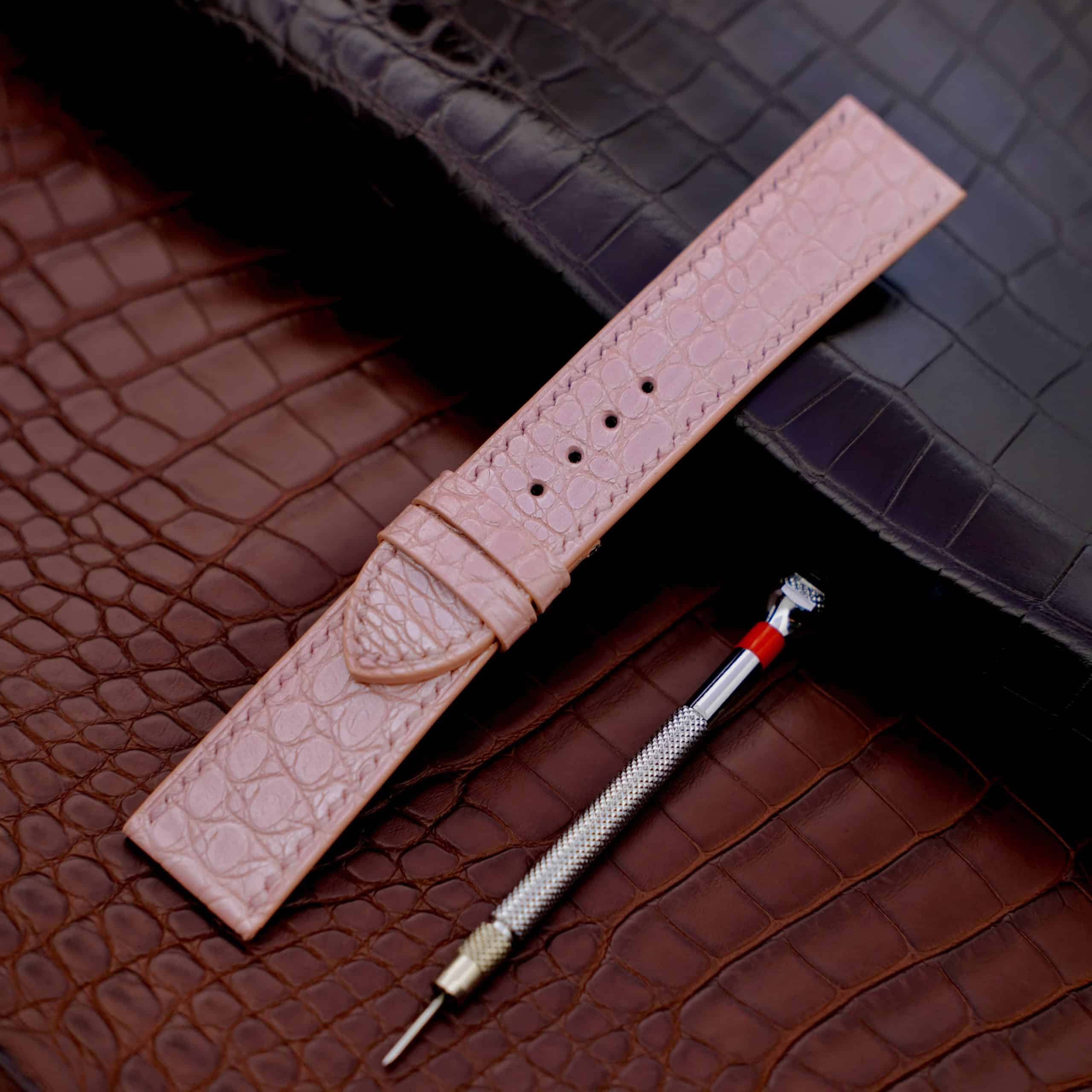 Compatible with Apple Watch Strap 44mm/42mm 40mm/38mm Alligator strap - Image 2