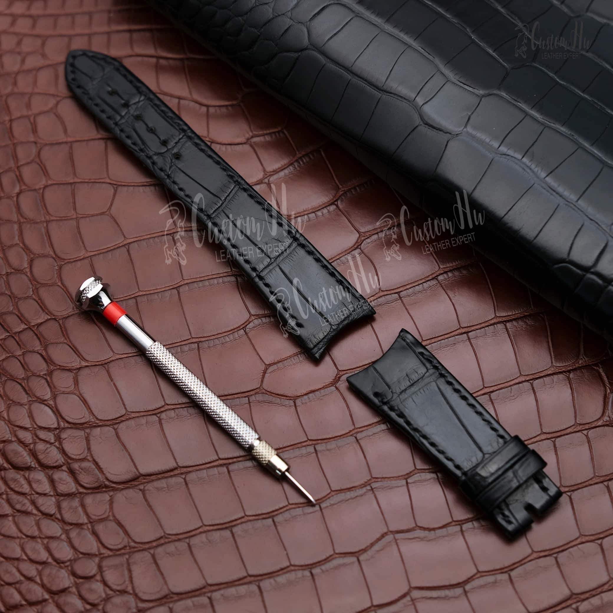 Compatible with Bulgari 102043 Strap 23mm Alligator Leather strap - Image 5