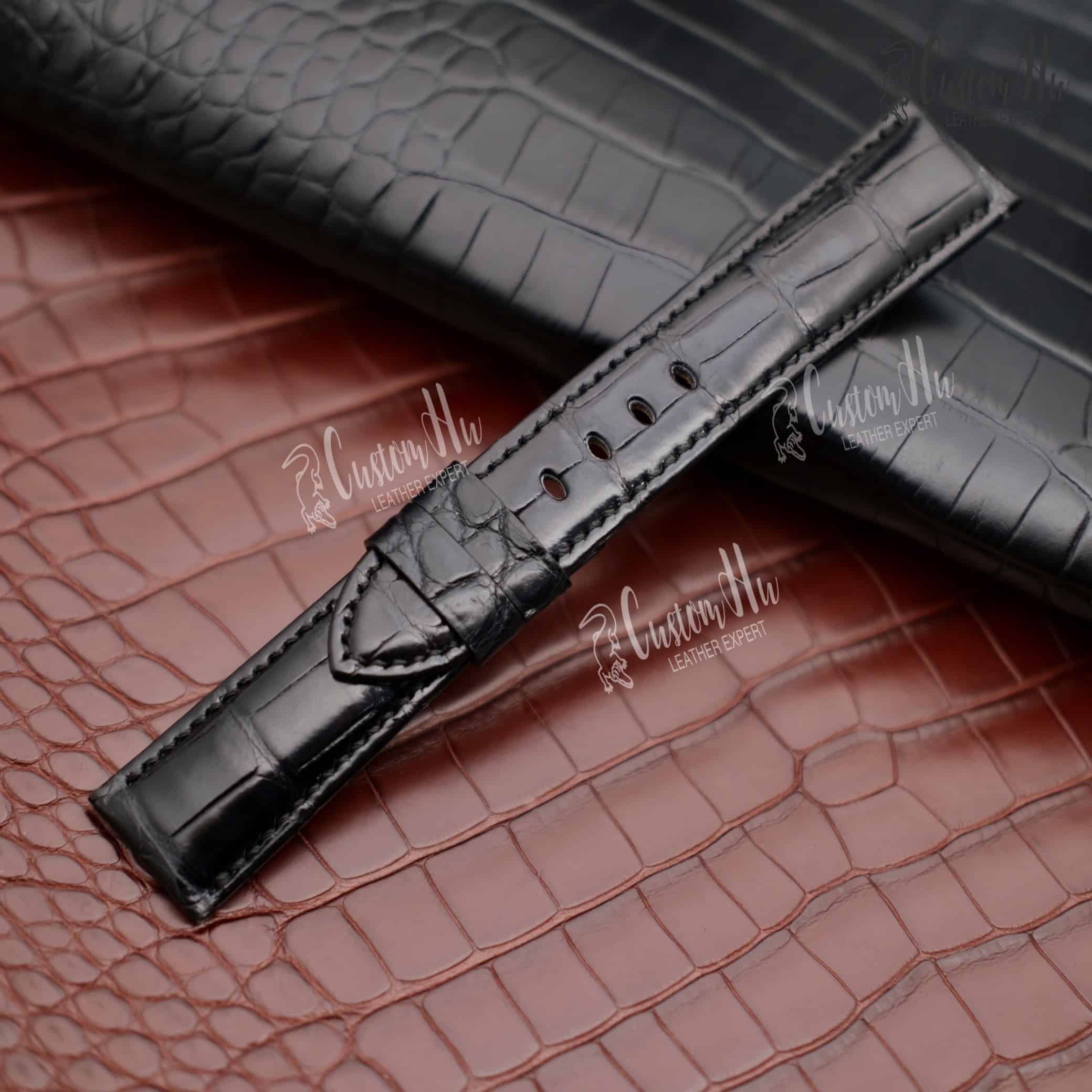 Compatible with Panerai Luminor Strap 24mm 22mm Alligator leather strap - Image 4