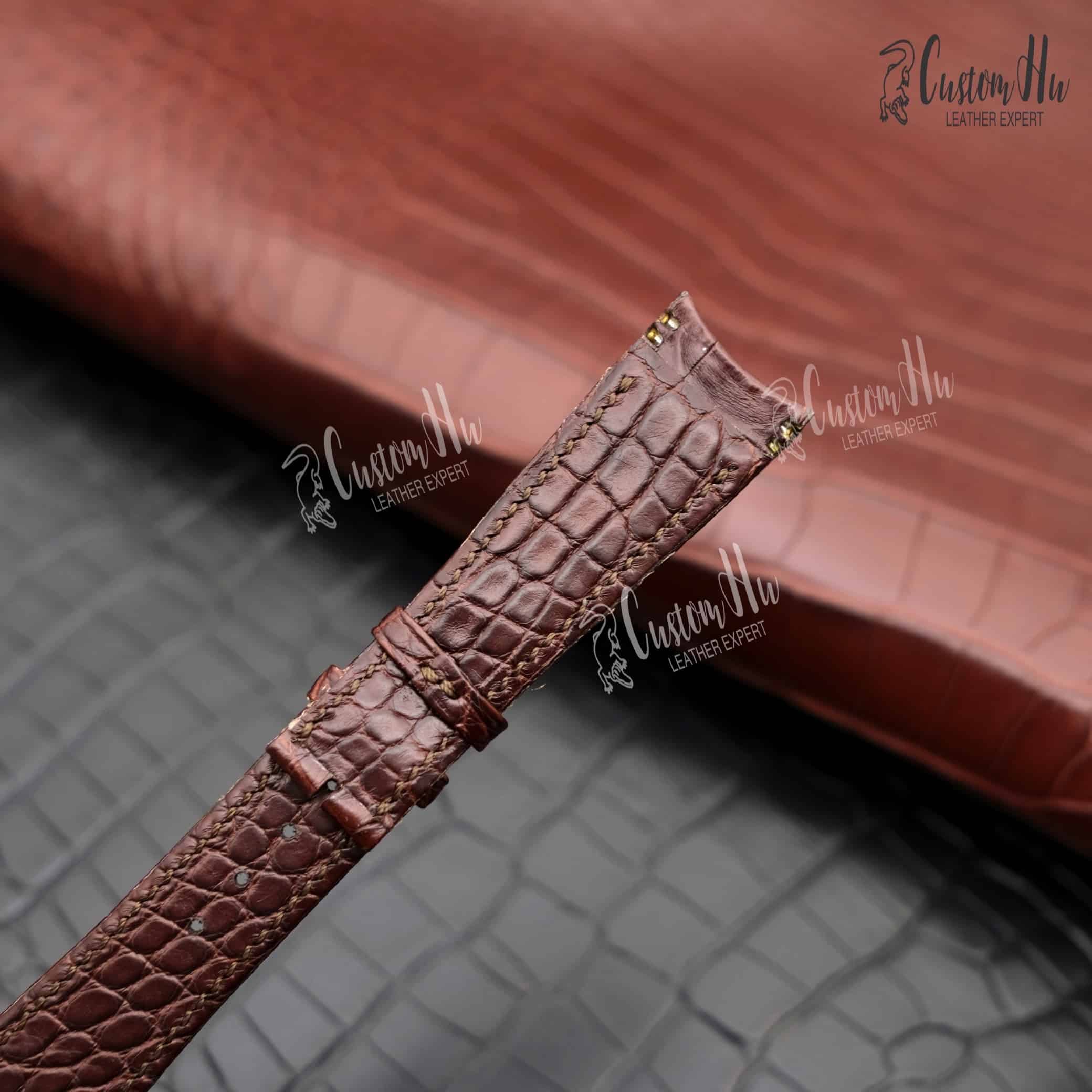 Compatible with Frederique Constant Classics Index watch strap23mm Alligator strap - Image 3