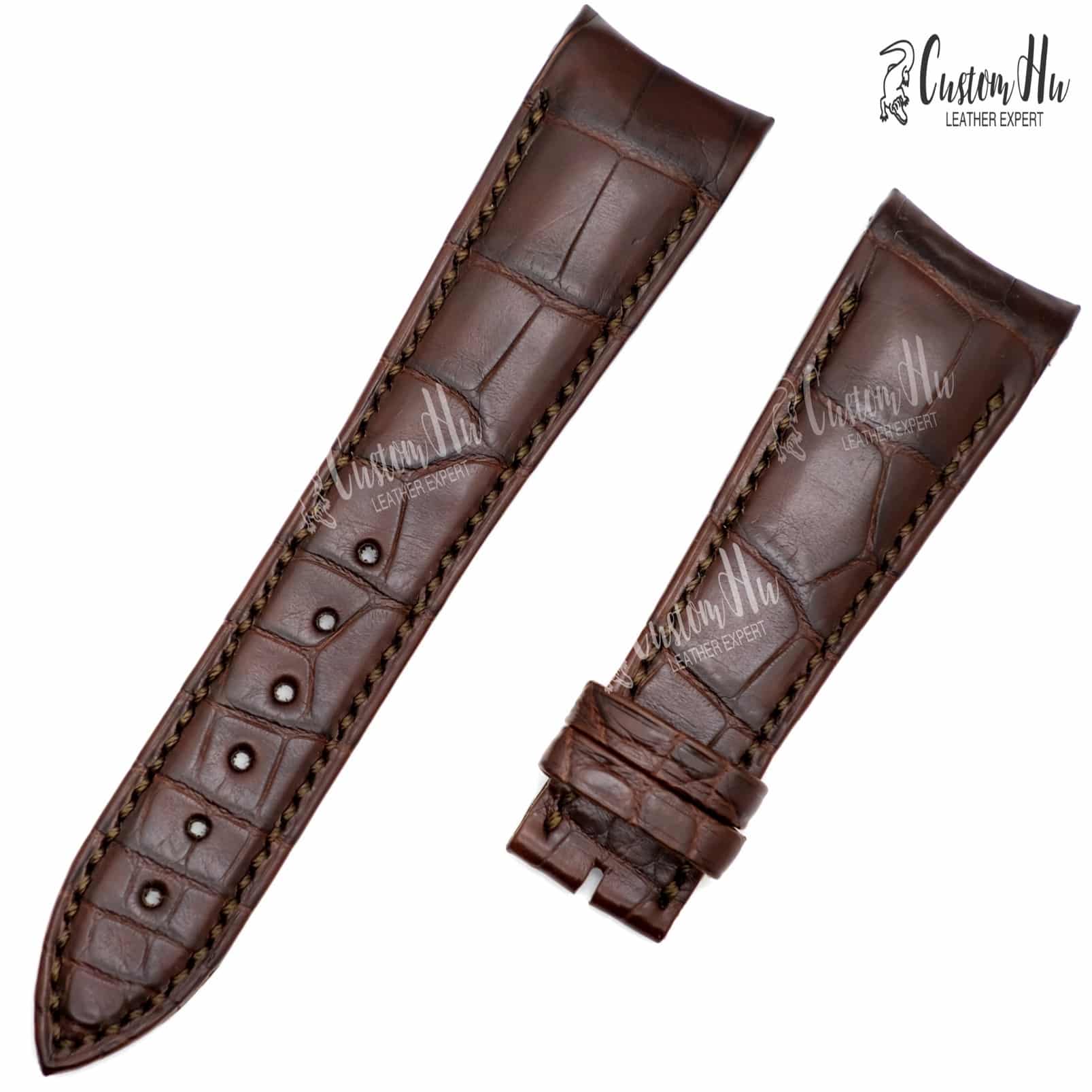Compatible with Frederique Constant Classics Index watch strap23mm Alligator strap - Image 6