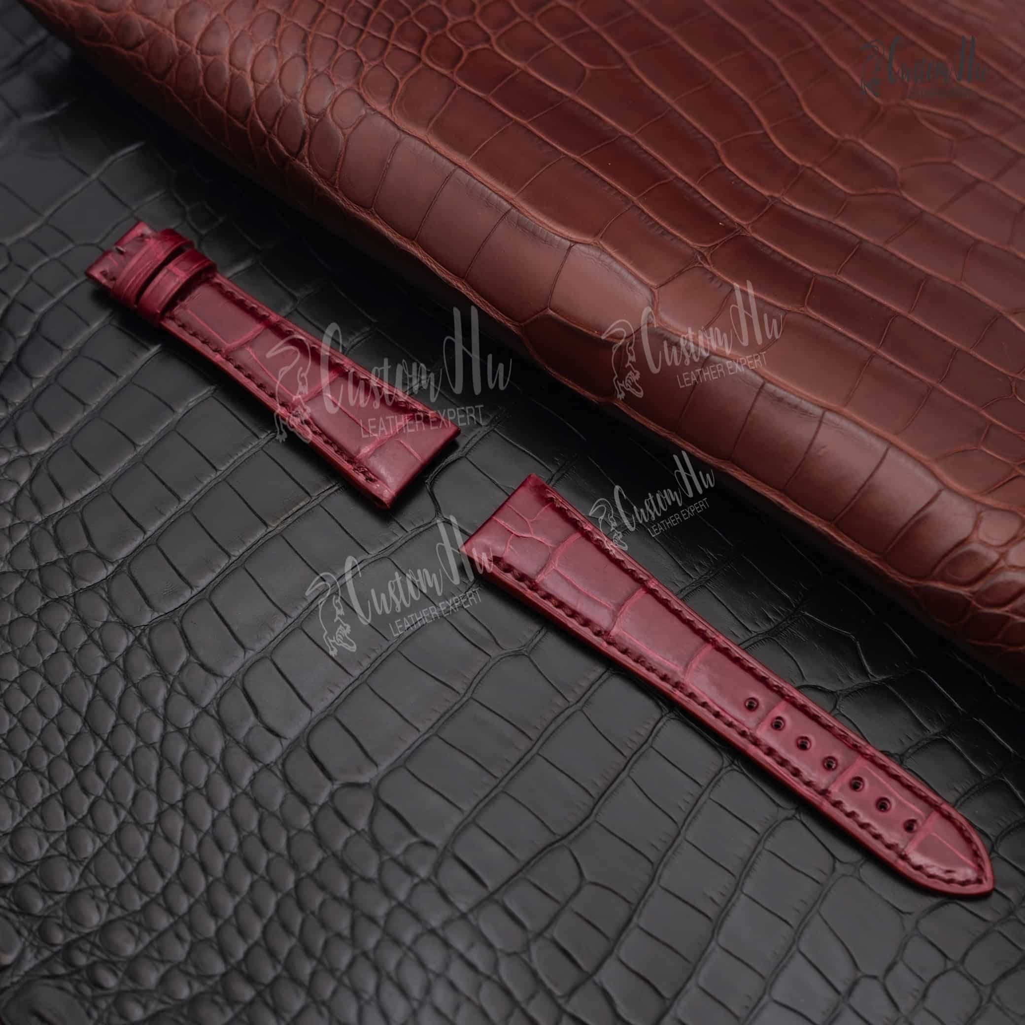 Compatible with Girard Perregaux Vintage 1945 Strap 22mm Alligator Leather strap - Image 5