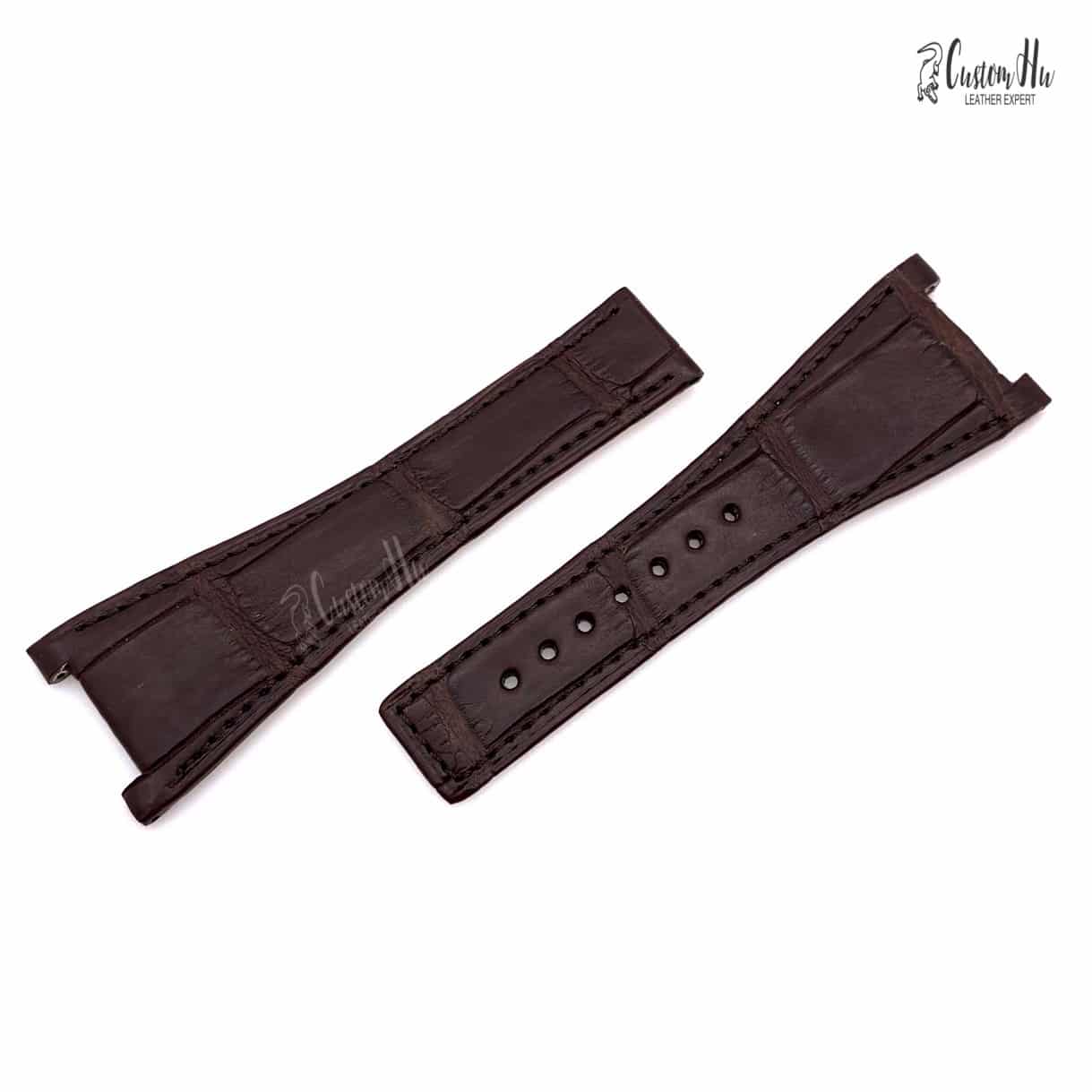 Compatible with Omega Constellation Strap 28mm Genuine Alligator - Image 5