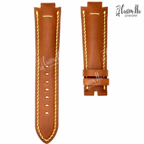 Compatible with Louis Vuitton Q1121 41mm Strap 21mm Genuine leather strap