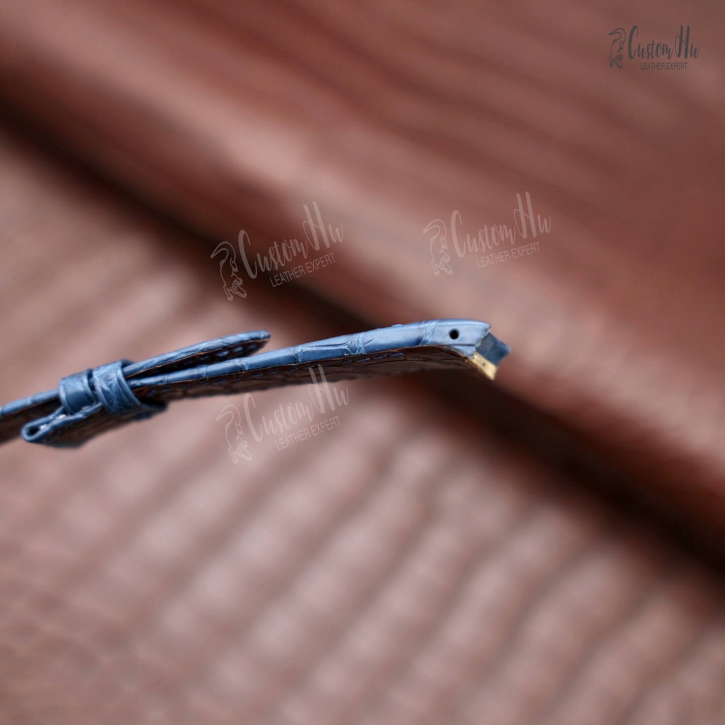Compatible with Blancpain Fifty Fathoms Strap 23mm Alligator Leather strap - Image 6