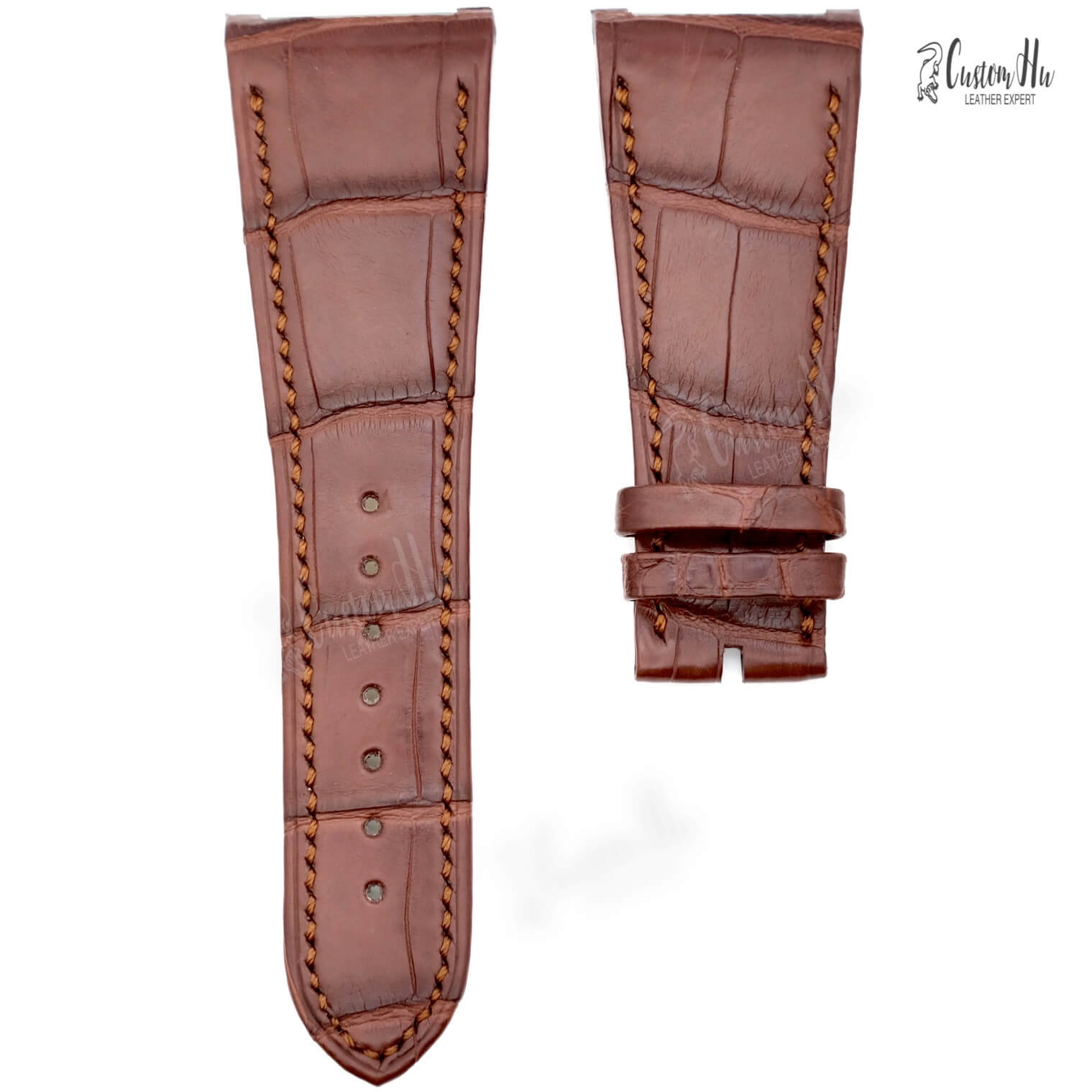Compatible with Bulgari Octo 103068 strap 30mm Alligator Leather strap