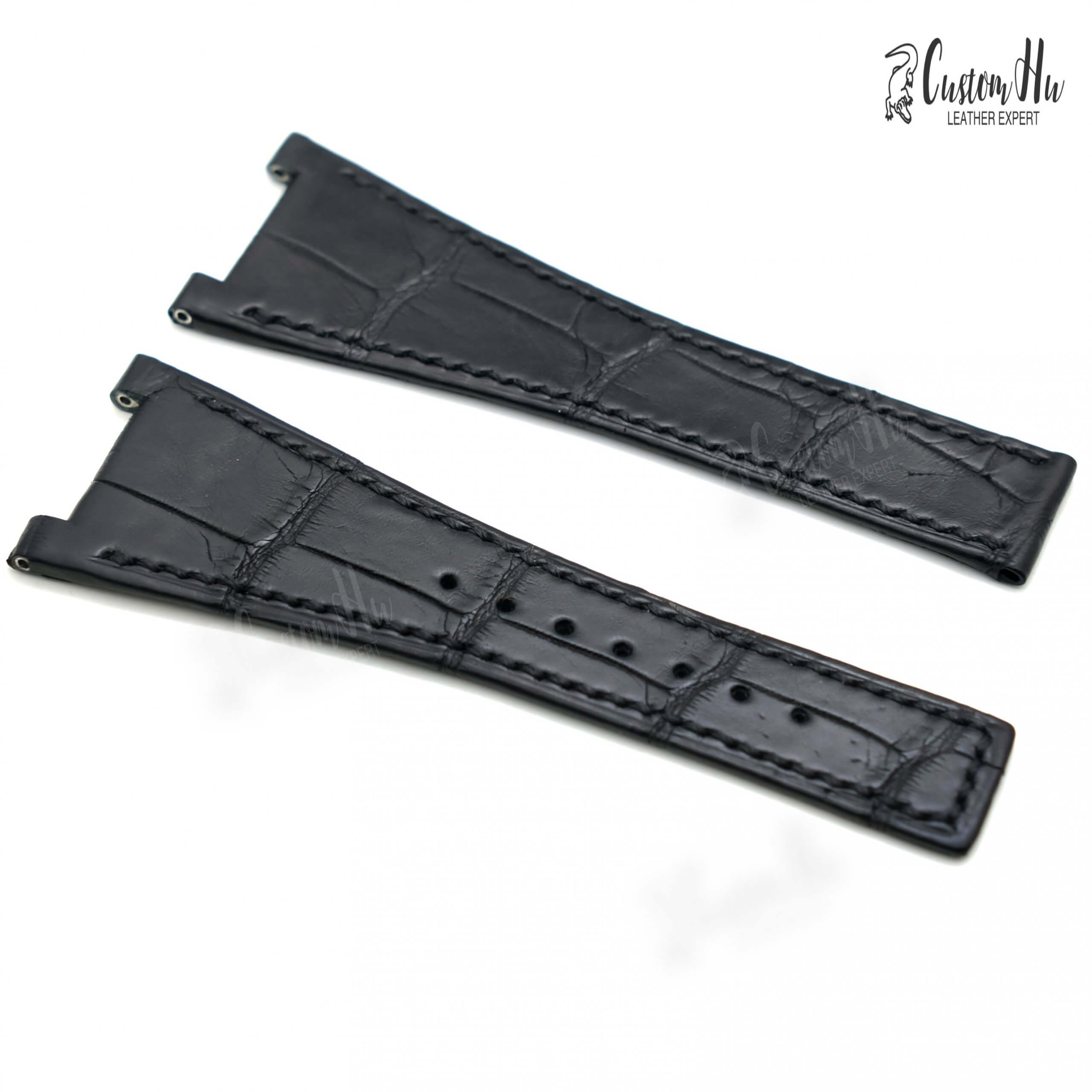Compatible with Omega Constellation Strap 28mm Genuine Alligator - Image 10