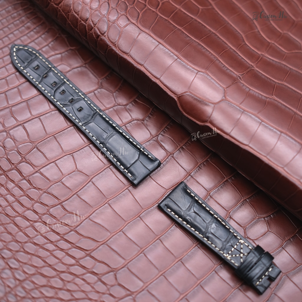 Compatible with Patek Philippe Calatrava strap 21mm Alligator leather strap - Image 3