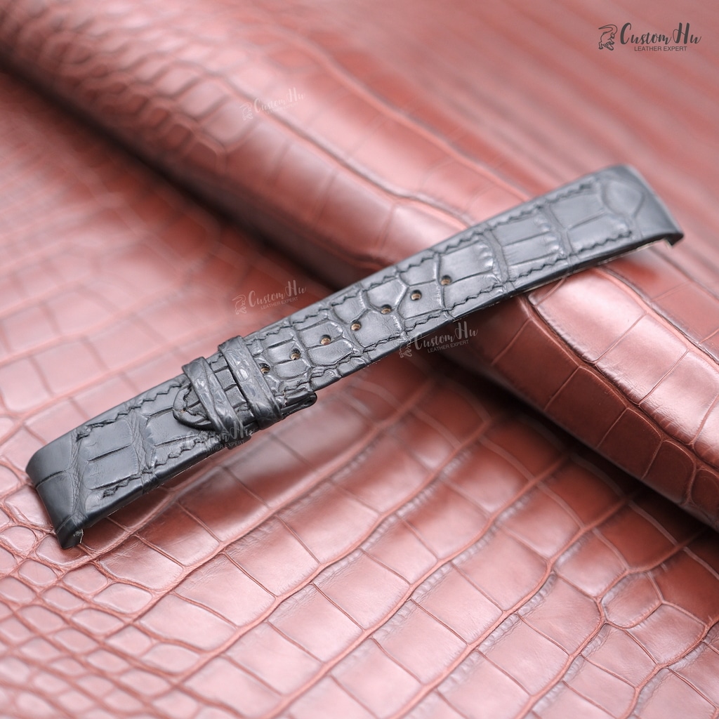 Compatible Bvlgari BB41 S Strap 21mm Alligator Leather strap - Image 2
