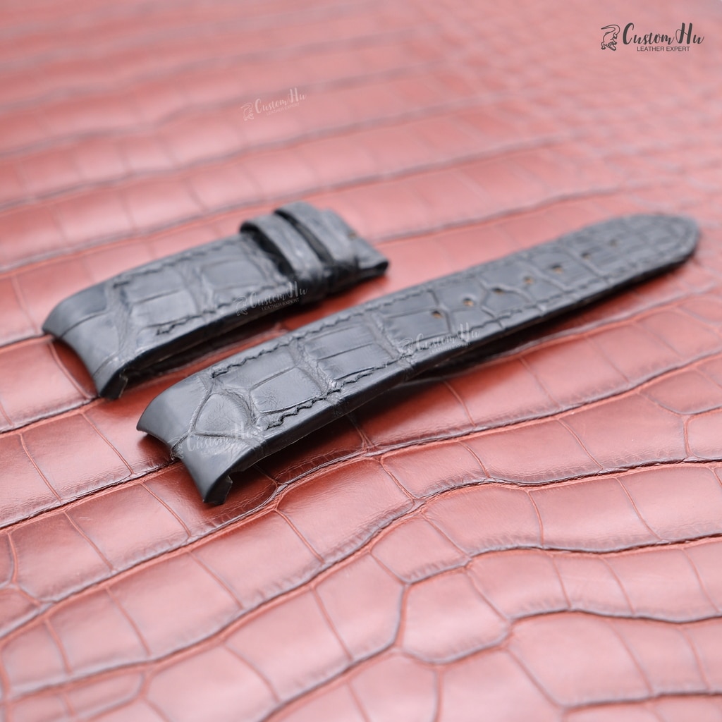 Compatible Bvlgari BB41 S Strap 21mm Alligator Leather strap - Image 6