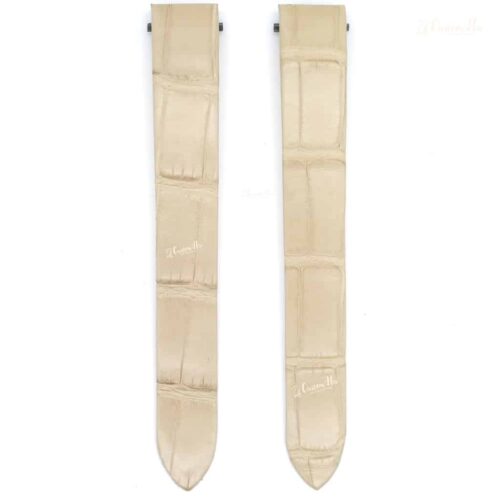 Compatible with Cartier Roadster watch band lady 15.4mm Alligator leather strap