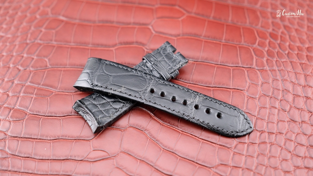 Compatible with Blancpain Fifty Fathoms Strap 23mm Alligator Leather strap - Image 7