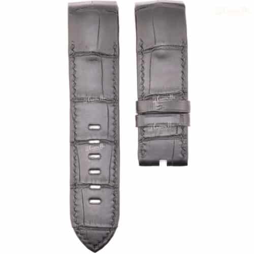 Compatible with Corum Admiral's Cup Seafender Tides 48 strap 24mm Alligator leather strap
