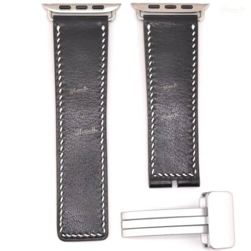 New Apple Watch Strap Quick disconnect magnet leather strap