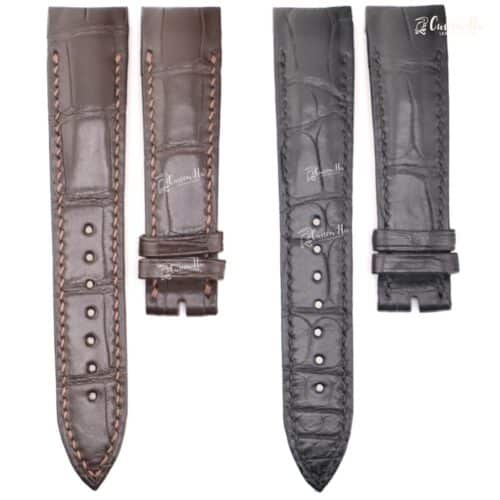 Compatible with Ulysse Nardin Sonata straps 21mm Alligator strap