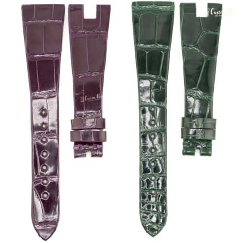 Compatible with Corum Rolls Royce strap 22mm Alligator strap