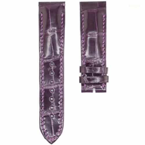 Compatible with Jaeger-LeCoultre Reverso Duoface strap 22mm Alligator leather strap